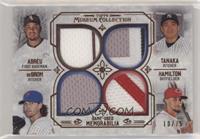 Jose Abreu, Billy Hamilton, Jacob deGrom, Masahiro Tanaka #/75