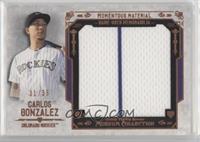 Carlos Gonzalez #/35