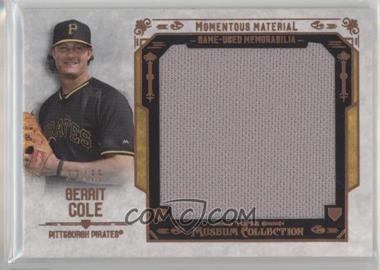 2015 Topps Museum Collection - Momentous Materials Jumbo Relics - Copper #MMJR-GCE - Gerrit Cole /35