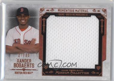 2015 Topps Museum Collection - Momentous Materials Jumbo Relics - Copper #MMJR-XBS - Xander Bogaerts /35