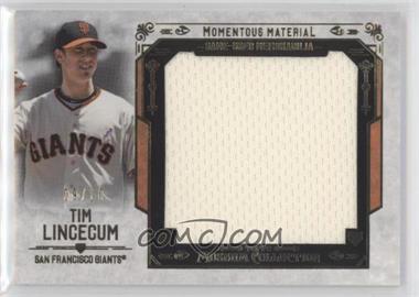 2015 Topps Museum Collection - Momentous Materials Jumbo Relics - Gold #MMJR-TLM - Tim Lincecum /10