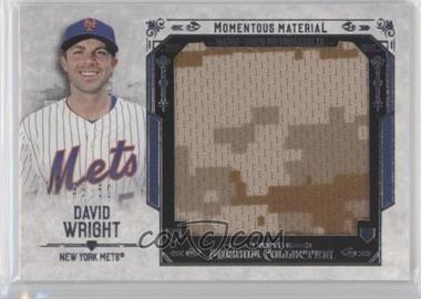 2015 Topps Museum Collection - Momentous Materials Jumbo Relics #MMJR-DWR - David Wright /50