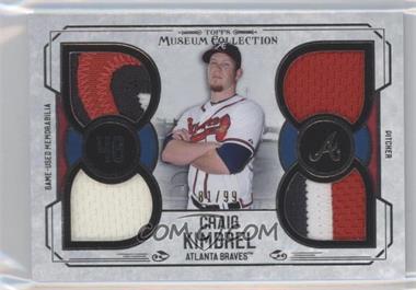 2015 Topps Museum Collection - Single-Player Primary Pieces Quad Relics #PPQR-CKL - Craig Kimbrel /99