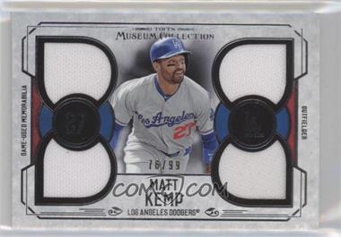 2015 Topps Museum Collection - Single-Player Primary Pieces Quad Relics #PPQR-MK - Matt Kemp /99