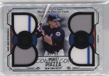 2015 Topps Museum Collection - Single-Player Primary Pieces Quad Relics #PPQR-MP - Mike Piazza /99