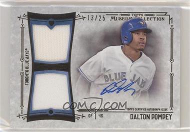 2015 Topps Museum Collection - Single-Player Signature Swatches Dual Relic Autographs - Gold #SSD-DPY - Dalton Pompey /25