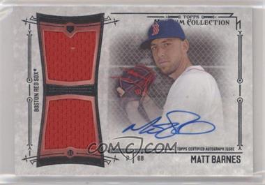 2015 Topps Museum Collection - Single-Player Signature Swatches Dual Relic Autographs #SSD-MBS - Matt Barnes /299