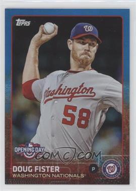 2015 Topps Opening Day - [Base] - Opening Day Edition Blue #180 - Doug Fister