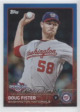 2015 Topps Opening Day - [Base] - Opening Day Edition Blue #180 - Doug Fister