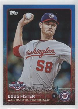 2015 Topps Opening Day - [Base] - Opening Day Edition Blue #180 - Doug Fister