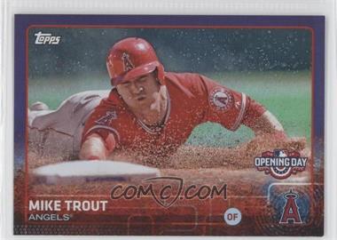 2015 Topps Opening Day - [Base] - Toys R Us Purple #77 - Mike Trout