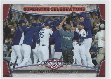 2015 Topps Opening Day - Superstar Celebrations #SC-09 - Clayton Kershaw