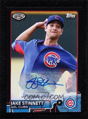 2015 Topps Pro Debut - [Base] - Black Autographs #139 - Jake Stinnett /1