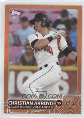 2015 Topps Pro Debut - [Base] - Orange #26 - Christian Arroyo /25