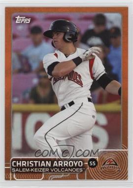 2015 Topps Pro Debut - [Base] - Orange #26 - Christian Arroyo /25