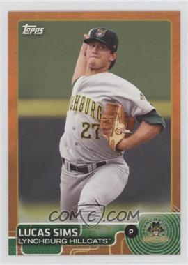 2015 Topps Pro Debut - [Base] - Orange #35 - Lucas Sims /25