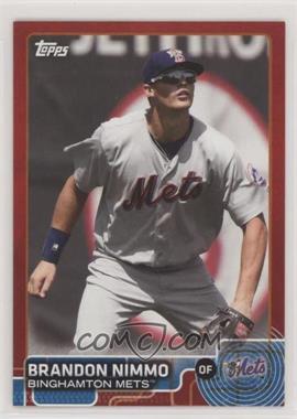 2015 Topps Pro Debut - [Base] - Red #86 - Brandon Nimmo /5