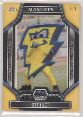 2015 Topps Pro Debut - Mascots Manufactured Patches - Black #MLM-22 - Strike /1
