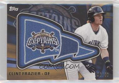 2015 Topps Pro Debut - Pennant Manufactured Patches - Gold #PP-CF - Clint Frazier /50