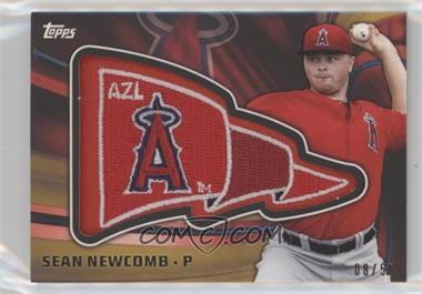 2015 Topps Pro Debut - Pennant Manufactured Patches - Gold #PP-SN - Sean Newcomb /50