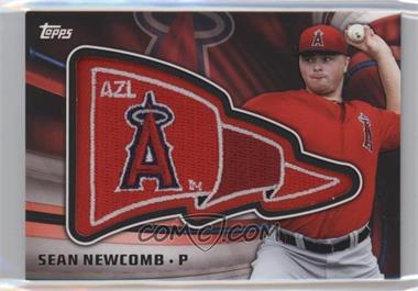 2015 Topps Pro Debut - Pennant Manufactured Patches #PP-SN - Sean Newcomb