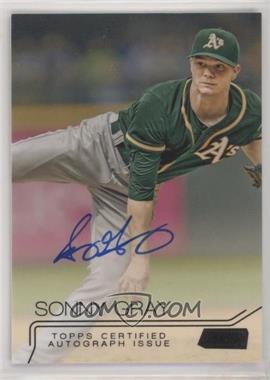 2015 Topps Stadium Club - Autographs - Black Foil #SCA-SG - Sonny Gray /50