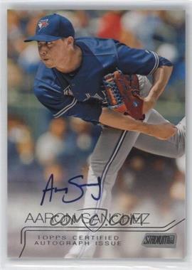 2015 Topps Stadium Club - Autographs #SCA-ASZ - Aaron Sanchez