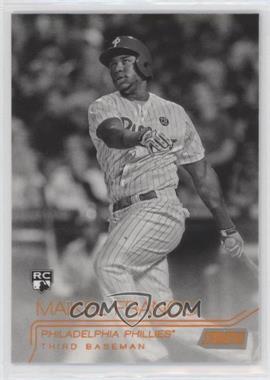 2015 Topps Stadium Club - [Base] - Black & White Orange Foil #116 - Maikel Franco /17