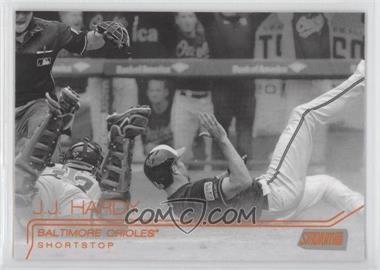 2015 Topps Stadium Club - [Base] - Black & White Orange Foil #6 - J.J. Hardy /17