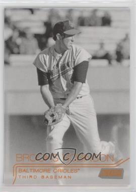 2015 Topps Stadium Club - [Base] - Black & White Orange Foil #68 - Brooks Robinson /17