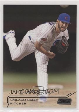 2015 Topps Stadium Club - [Base] - Black Foil #125 - Jake Arrieta /201