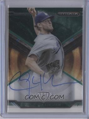 2015 Topps Strata - Autographs - Green #SA-CKW - Clayton Kershaw /75