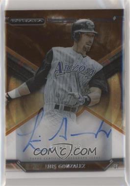 2015 Topps Strata - Autographs - Orange #SA-LG - Luis Gonzalez /125