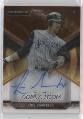 2015 Topps Strata - Autographs - Orange #SA-LG - Luis Gonzalez /125