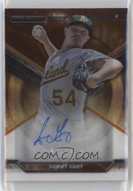 2015 Topps Strata - Autographs - Orange #SA-SG - Sonny Gray /125