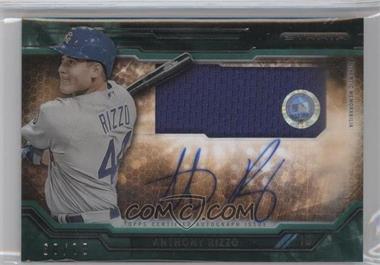 2015 Topps Strata - Clearly Authentic Autographed Relics - Green #CAAR-ARI - Anthony Rizzo /75