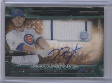 2015 Topps Strata - Clearly Authentic Autographed Relics - Green #CAAR-KB - Kris Bryant /75