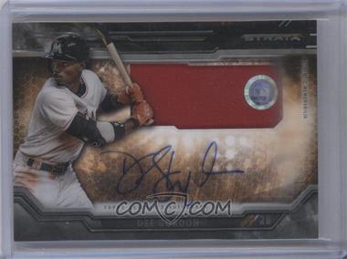 2015 Topps Strata - Clearly Authentic Autographed Relics #CAAR-DGO - Dee Gordon