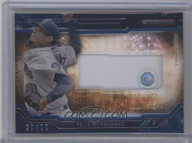2015 Topps Strata - Clearly Authentic Relics - Blue #CARC-FH - Felix Hernandez /99