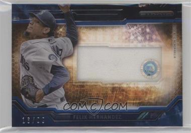 2015 Topps Strata - Clearly Authentic Relics - Blue #CARC-FH - Felix Hernandez /99