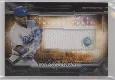 2015 Topps Strata - Clearly Authentic Relics - Blue #CARC-YP - Yasiel Puig /99