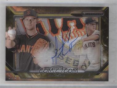 2015 Topps Strata - Shadowbox Signature Patches - Gold #SSP-MC - Matt Cain /5