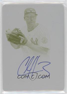 2015 Topps Supreme - Autographs - Printing Plate Yellow #SA-CH - Chase Headley /1