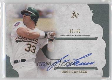 2015 Topps Supreme - Simply Supreme Autographs - Green #SSA-JCO - Jose Canseco /50