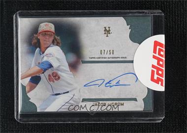 2015 Topps Supreme - Simply Supreme Autographs - Green #SSA-JD - Jacob deGrom /50 [Uncirculated]