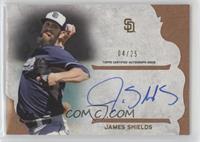 James Shields #/25