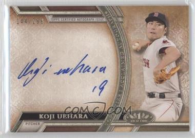 2015 Topps Tier One - Acclaimed Autographs #AA-KU - Koji Uehara /299