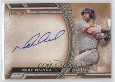 2015 Topps Tier One - Acclaimed Autographs #AA-MN - Mike Napoli /149