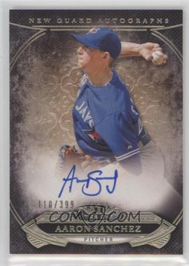 2015 Topps Tier One - New Guard Autographs #NGA-ASA - Aaron Sanchez /399