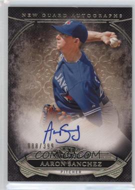 2015 Topps Tier One - New Guard Autographs #NGA-ASA - Aaron Sanchez /399